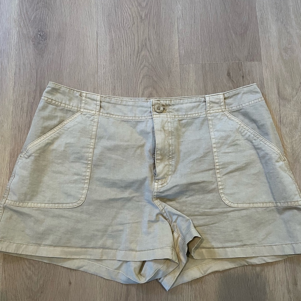 BP Tan Cargo Shorts for Women